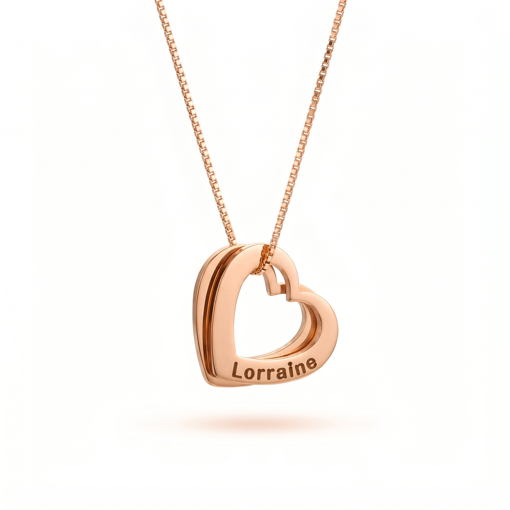 Collar Corazones Personalizado