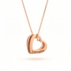 Collar Corazones Personalizado