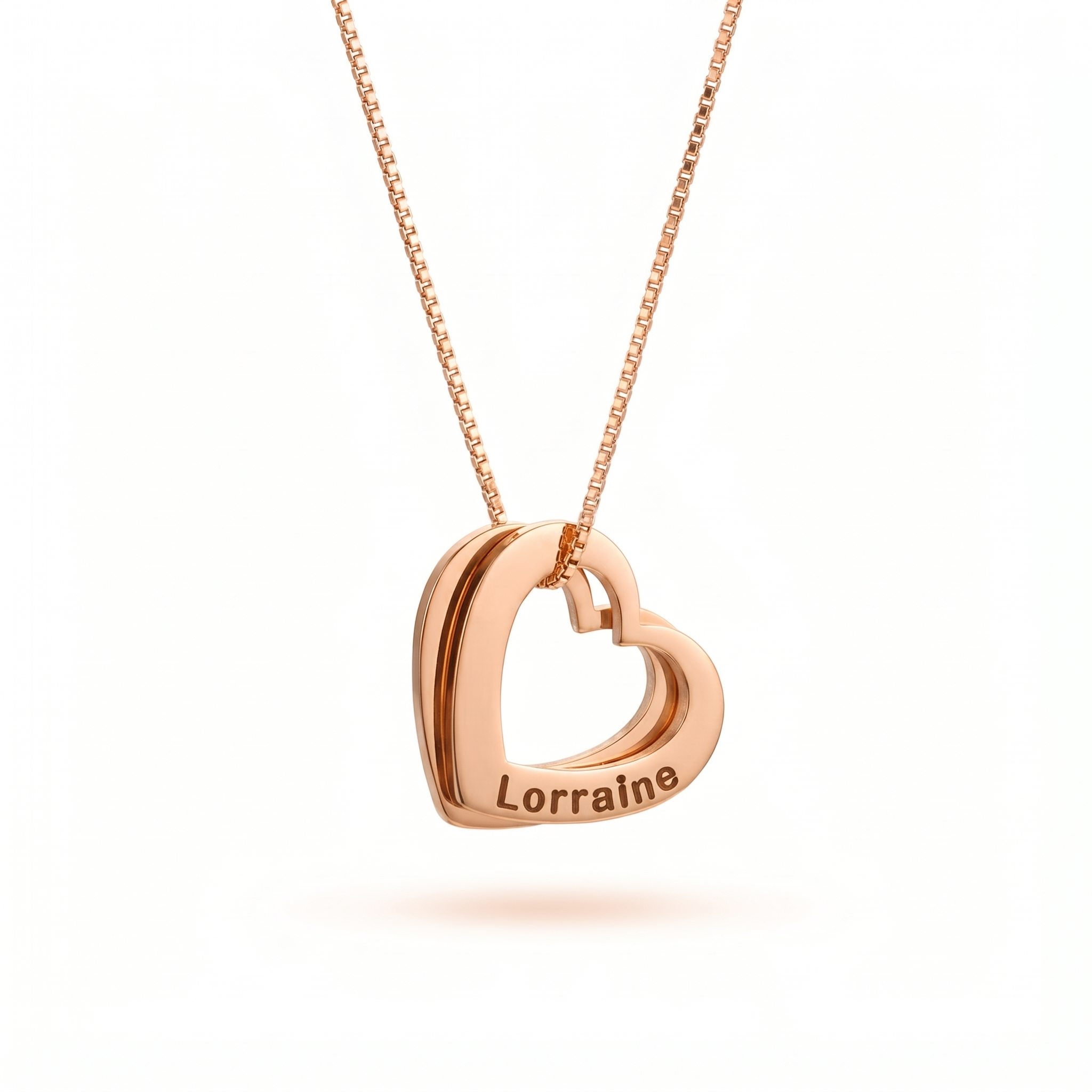 Collar Corazones Personalizado