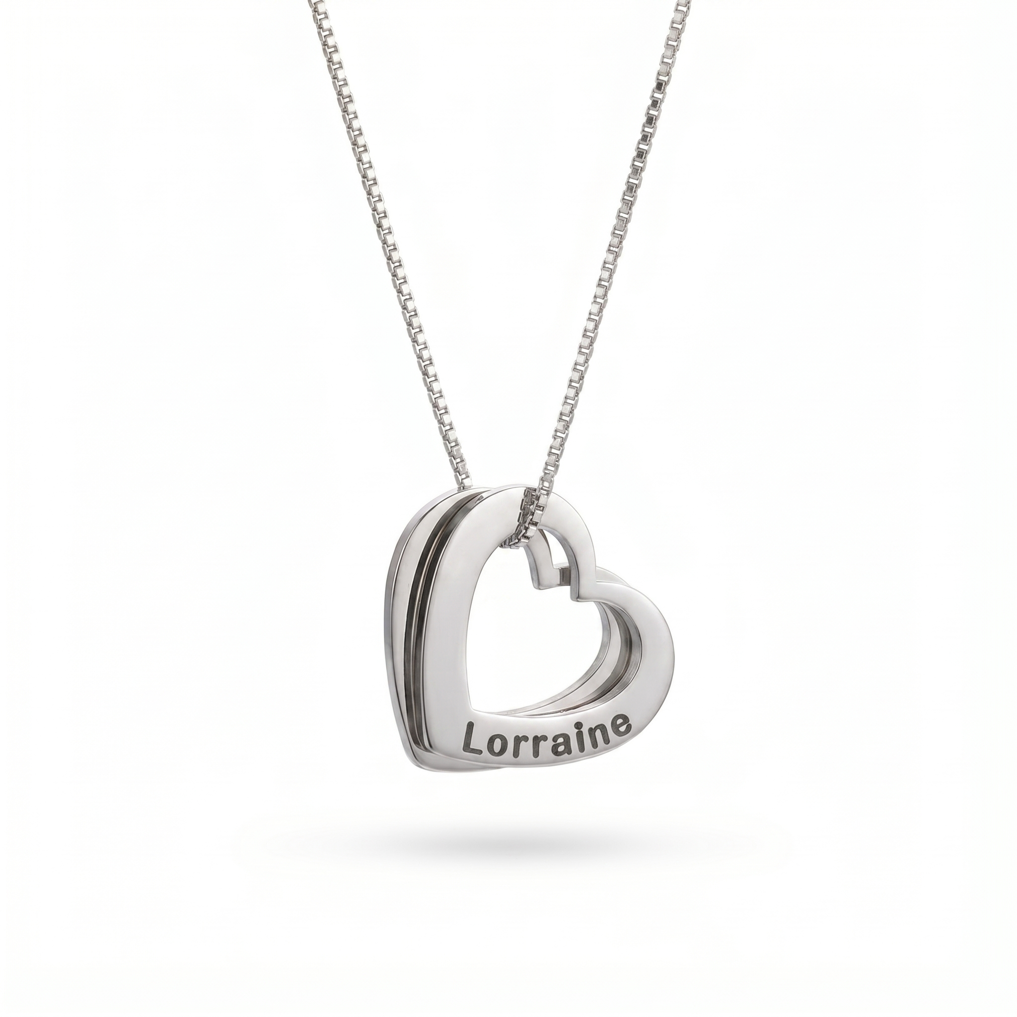 Collar Corazones Personalizado