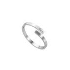 Anillo Banda Doble Nombre Personalizable