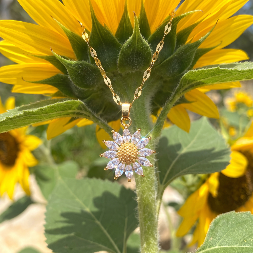 Sunflower Necklace