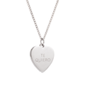 Personalized Engraved Heart Necklace