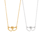 Collar Corazones Entrelazados