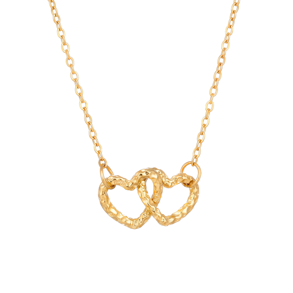 Collar Corazones Entrelazados