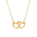 Collar Corazones Entrelazados