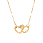 Collar Corazones Entrelazados