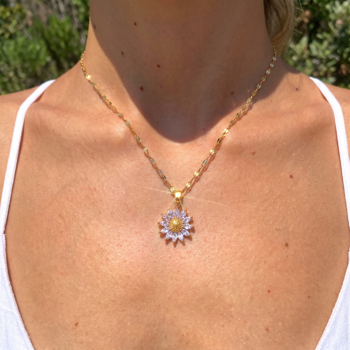 Sunflower Necklace