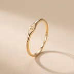 Personalized Initial Signet Ring