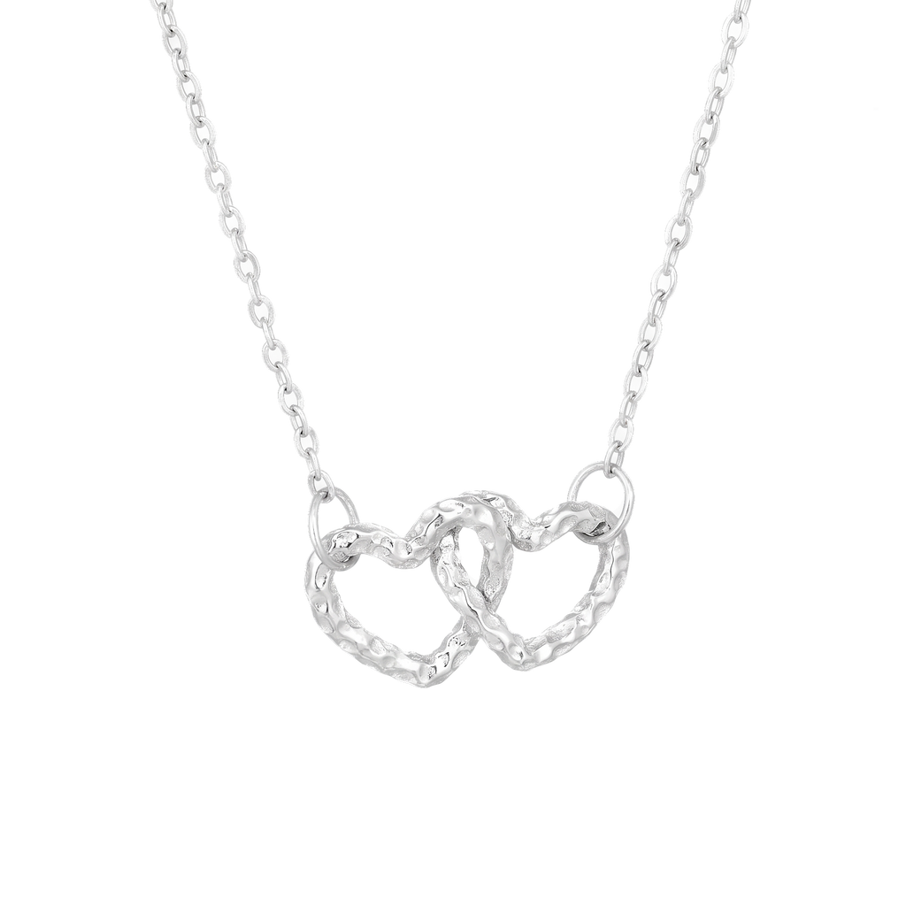 Collar Corazones Entrelazados
