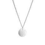 Cross Necklace with 4 Engraved Initials