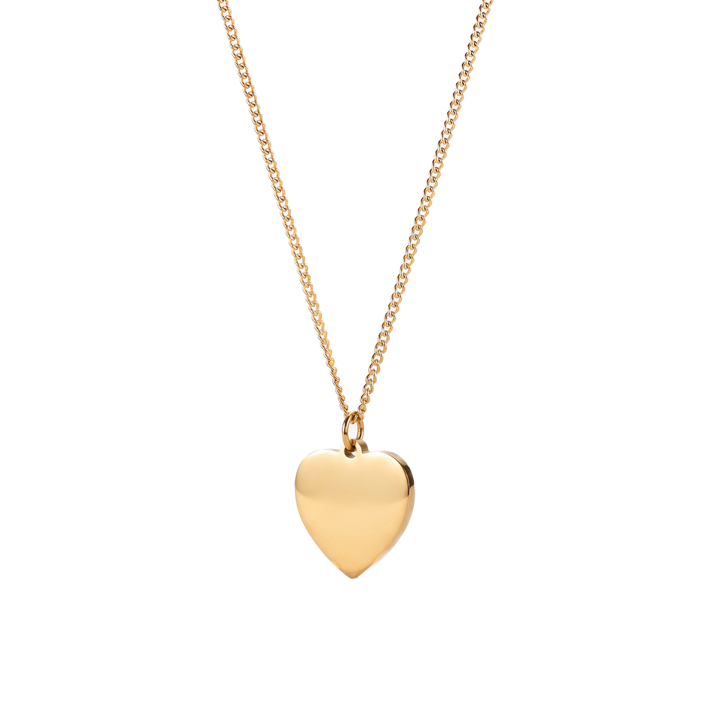 Collar Corazón Grabado Personalizado