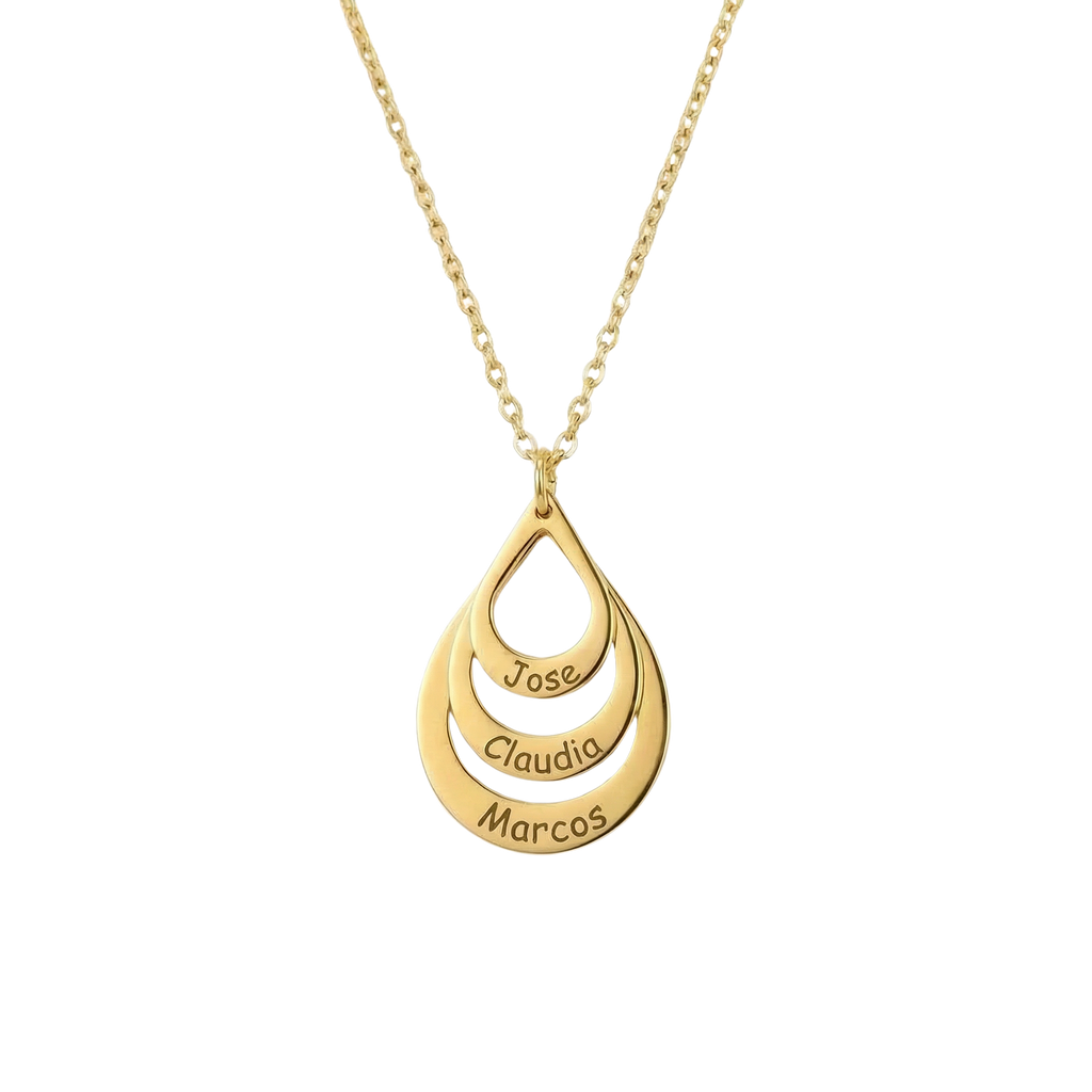 Collar Gota de Amor Personalizable 