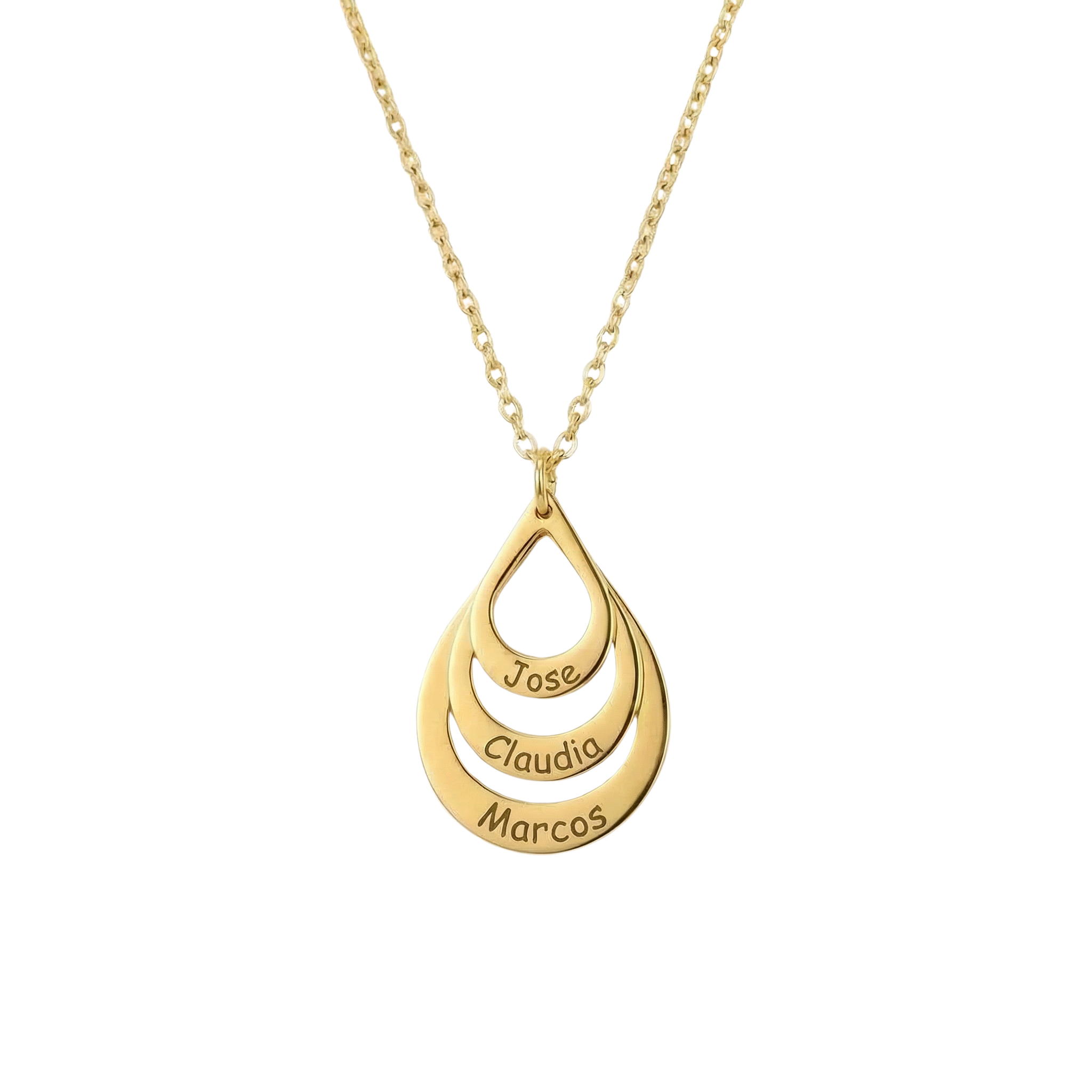 Collar Gota de Amor Personalizable 